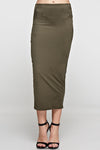 Olive Green Pencil Skirt
