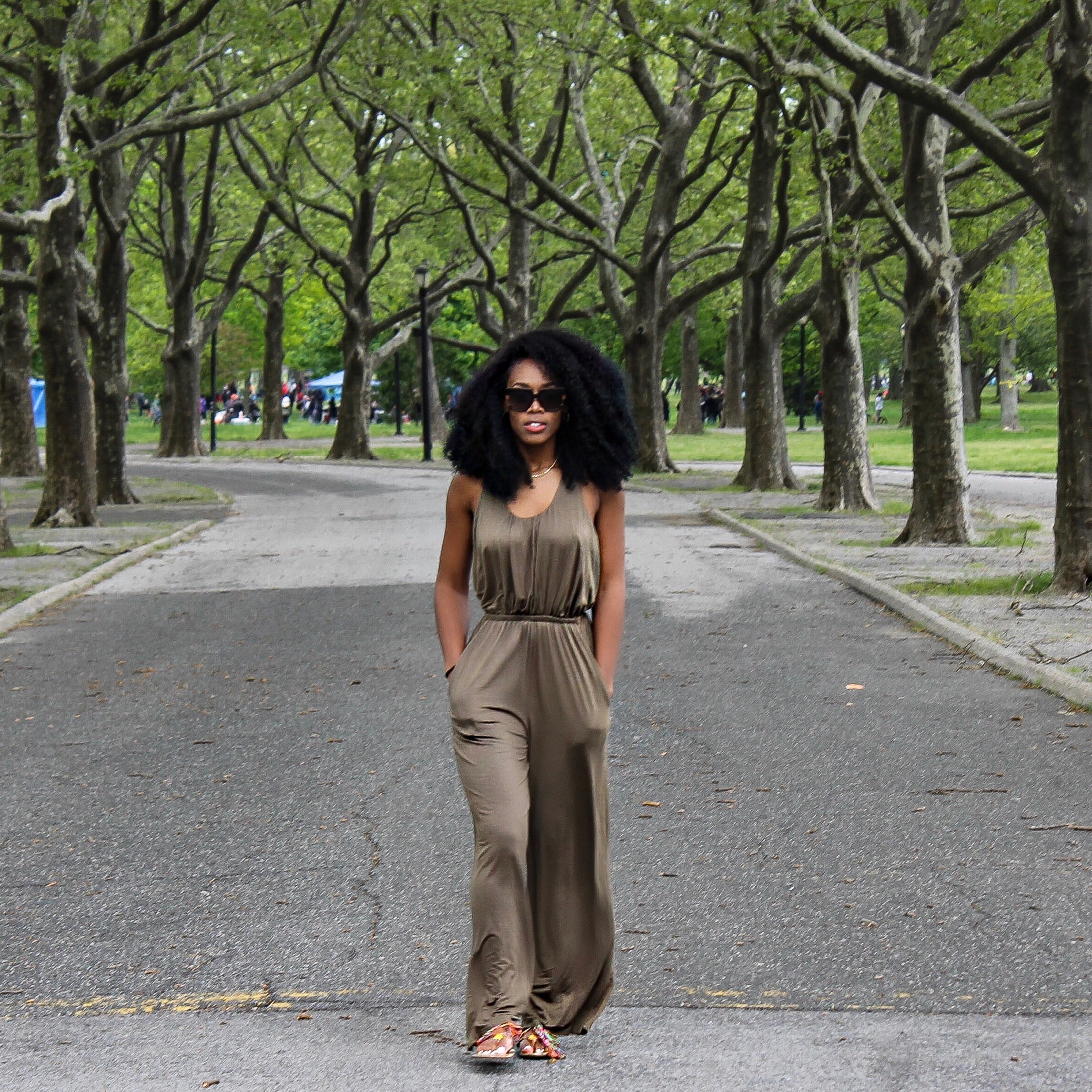 Olive Green Jumpsuit | Fashion | Coffee Beans and Bobby Pins